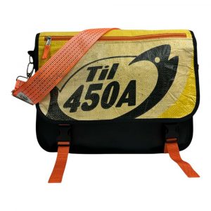 Beadbags Fahrradtasche gelb front