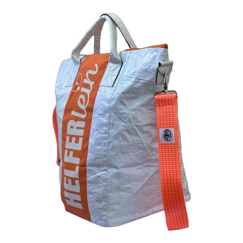 Beadbags Spacy Helferlein weiß-orange Ansicht seitlich