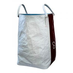 Beadbags Spacy XXL Herz weiß-rot seitlich