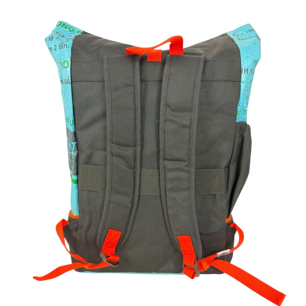 Beadbags Sportrucksack Ri102 mittelblau/grün – Bild 3