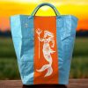 Beadbags Spacy XXL Wäschesack/Einkaufstasche in blau-orange mit dem Motiv Neptun