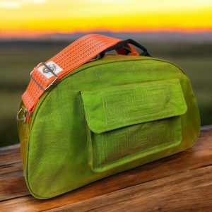 Beadbags Sporttasche aus recycelten Moskitonetz Net8TJ in hellgrün seitlich