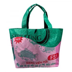 Beadbags Ri83 dunkelgrün pink kariert vorderseite