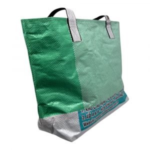 Beadbags Ri79 Ansicht seitlich in mint kariert