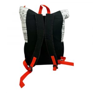 Beadbags Ri100 weiß blauer Fisch rückseite