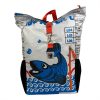 Beadbags Ri100 Rucksack in weiß mit blauen Fisch Motiv mit 2 Flaschenhaltern