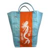 Spacy Wäsche/Einkaufstasche in blau-orange mit Meerjungfrau