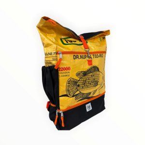 Beadbags Ri102 dunkelgelb mit fisch seitlich