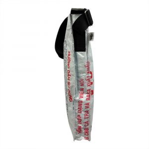 Beadbags Umhängetasche in weiß seitlich