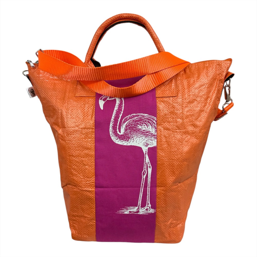 Beadbags Spacy small Flamingo orange-pink Ansicht rückseite