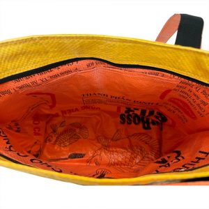 Beadbags Ri79 gelb mini Ansicht innen steckfächer