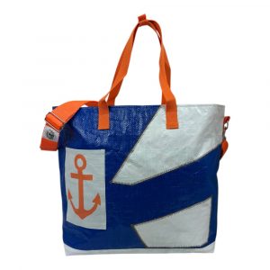 Sailing Bag – nachhaltige Upcycling Tasche aus Fischfuttersäcken