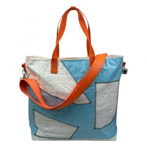 Sailing Bag – nachhaltige Upcycling Tasche aus Fischfuttersäcken