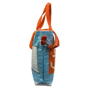 Sailing Bag – nachhaltige Upcycling Tasche aus Fischfuttersäcken