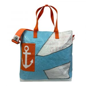 Sailing Bag – nachhaltige Upcycling Tasche aus Fischfuttersäcken