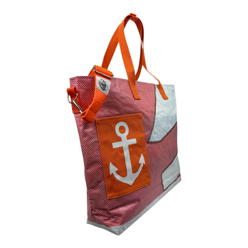 Sailing Bag – nachhaltige Upcycling Tasche aus Fischfuttersäcken