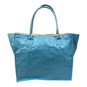 Beadbags Maritimer Shopperbag mit Seepferdchen-Print – handgemacht, nachhaltig und aus recyceltem Material. Perfekt für Stadt, Strand und Alltag.