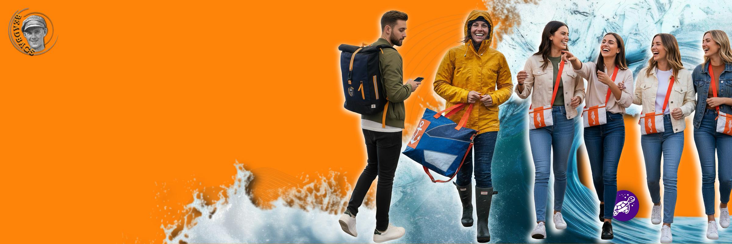 Missions Kategorie Upcycling Taschen und Rucksäcke Beadbags