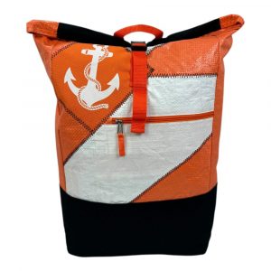 Spacy Anker weiß Rucksack Ri104 orange /Patch orange