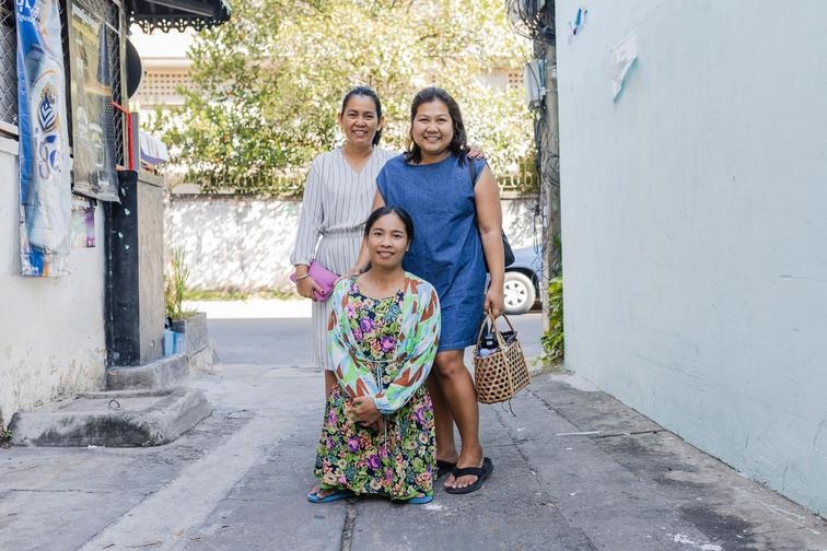 Kambodscha-Szenerie – Herkunftsland der beadbags Upcycling Produktion.