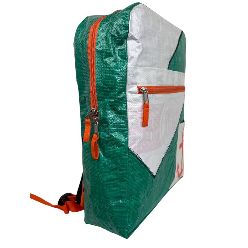 Beadbags maritimer Segelrucksack Ri105 grün/weiß – Bild 2