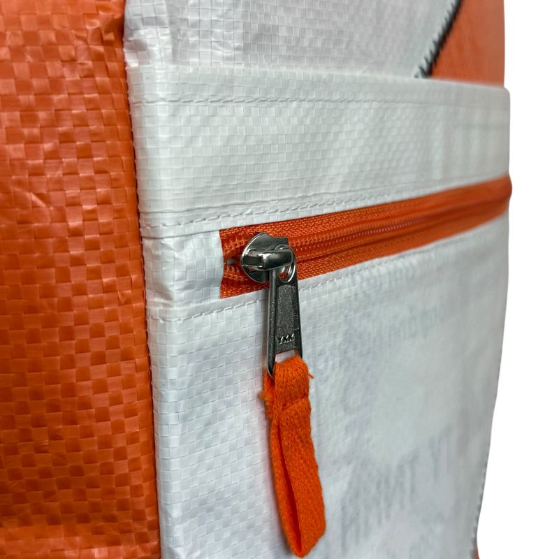 Beadbags maritimer Segelrucksack Ri105 orange/weiß – Bild 10