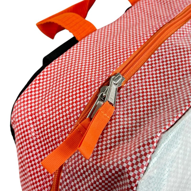 Beadbags maritimer Segelrucksack Ri105 rosa/weiß – Bild 9