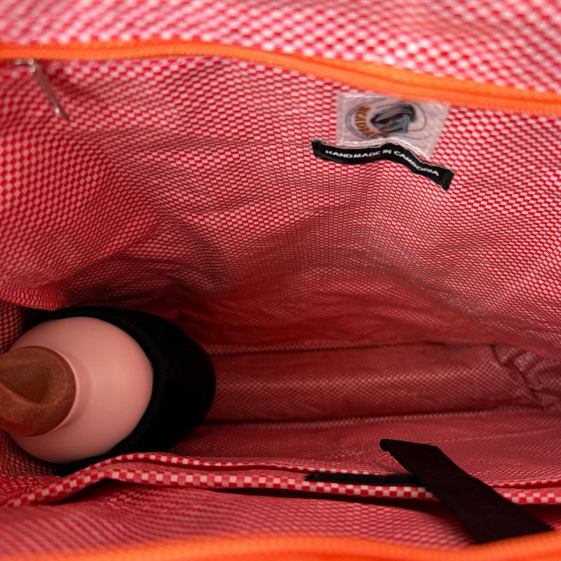 Beadbags maritimer Segelrucksack Ri105 rosa/weiß – Bild 8