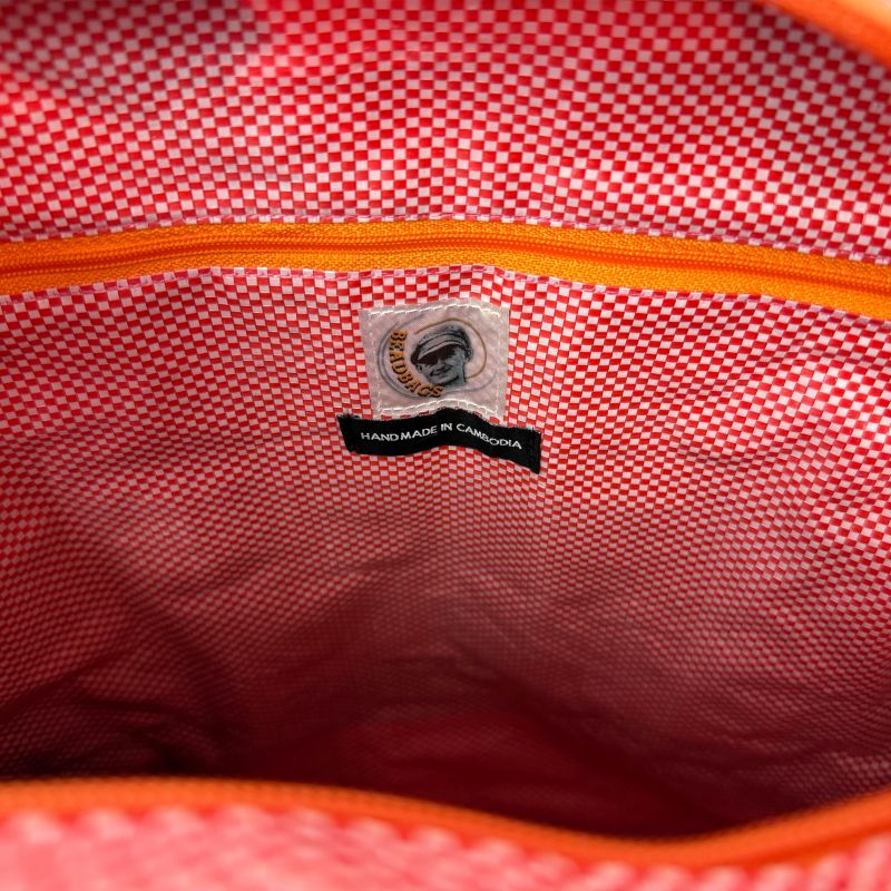 Beadbags maritimer Segelrucksack Ri105 rosa/weiß – Bild 7