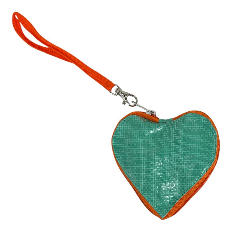 Beadbags HA110 kleines Herz mit Anker grün-weiß – Bild 2