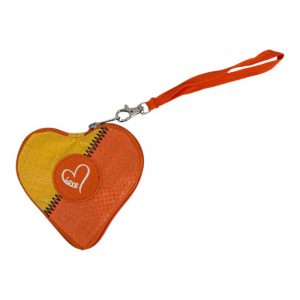 Beadbags HA110 kleines Herz mit Love gelb-orange