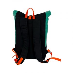 Spacy Anker rosa Rucksack Ri104 dunkelgrün /Patch orange – Bild 3