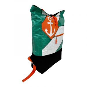 Spacy Anker rosa Rucksack Ri104 dunkelgrün /Patch orange – Bild 2
